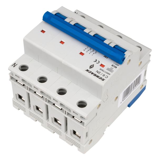 Miniature Circuit Breaker (MCB) AMPARO 10kA, C 6A, 3+N image 3