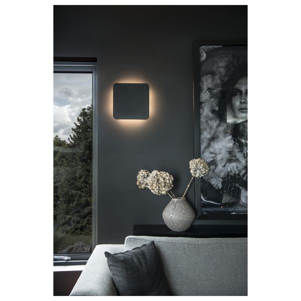PLASTRA SQUARE wall light, square, white, 48 LED, 3000K image 4