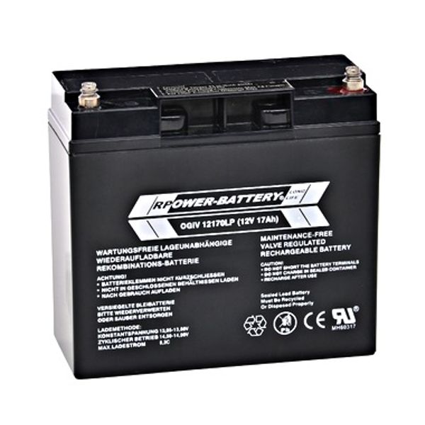 Battery RPower OGiV longlife up to 12 years 12V/17Ah (C20) image 1