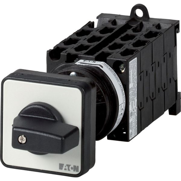 Step switches, T0, 20 A, rear mounting, 7 contact unit(s), Contacts: 14, 45 °, maintained, With 0 (Off) position, 0-7, Design number 15135 image 3