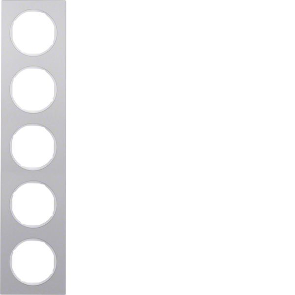 Frame 5gang, R.3, al./p. white image 1
