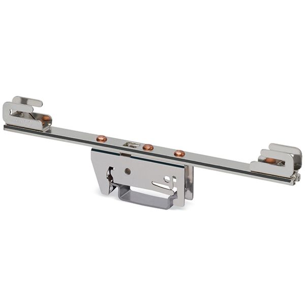 Busbar carrier for busbars Cu 10 mm x 3 mm both sides, straight gray image 2