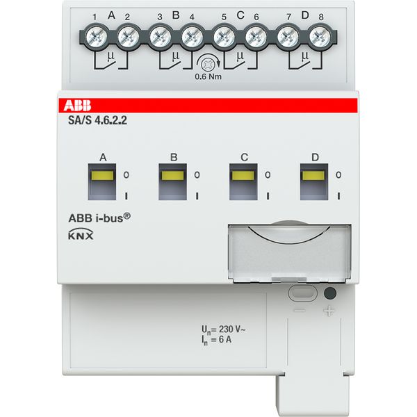 SA/S4.6.2.2 Switch Actuator, 4-fold, 6 A, MDRC image 2