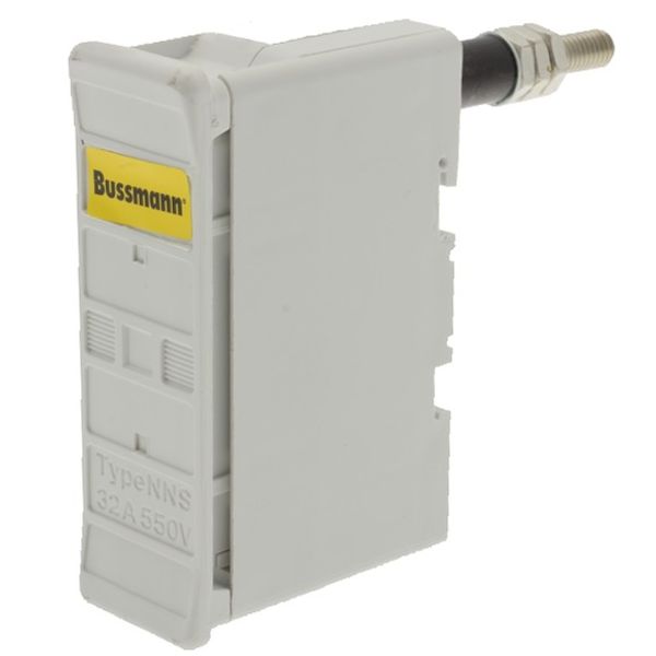 Fuse-holder, LV, 32 A, AC 550 V, BS88/F1, 1P, BS, front connected, back stud connected image 2