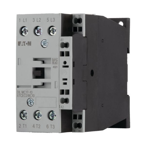 Contactor, 3 pole, 380 V 400 V 7.5 kW, 1 N/O, 24 V 50 Hz, AC operation, Spring-loaded terminals image 12