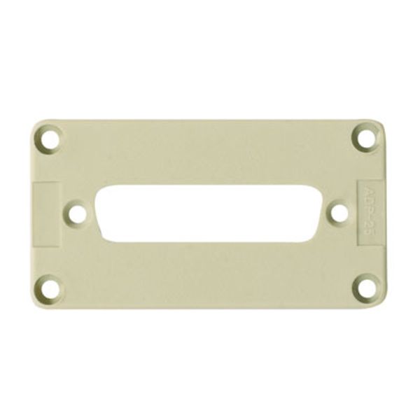 Adapter plate (industrial connector), Plastic, Colour: grey, Size: 4 image 1