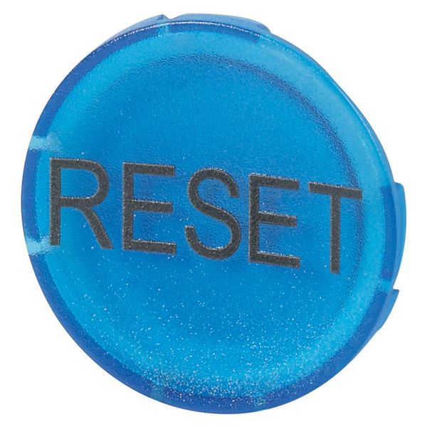 Button lens, flat blue, RESET image 3