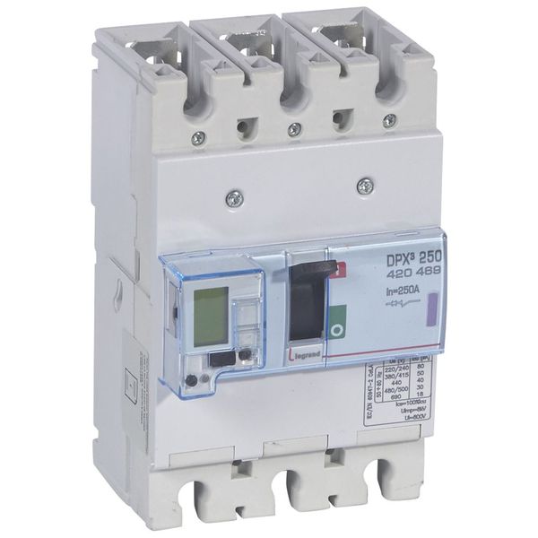 MCCB electronic + energy metering - DPX³ 250 - Icu 50 kA - 400 V~ - 3P - 250 A image 2