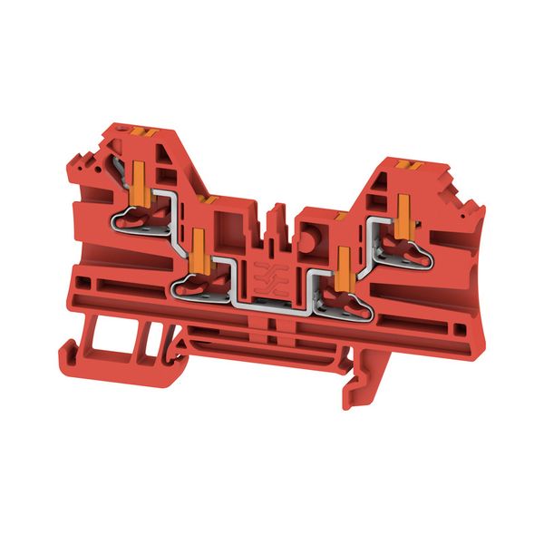 Feed-through terminal block, PUSH IN, 2.5 mm², 800 V, 24 A, Number of  image 1