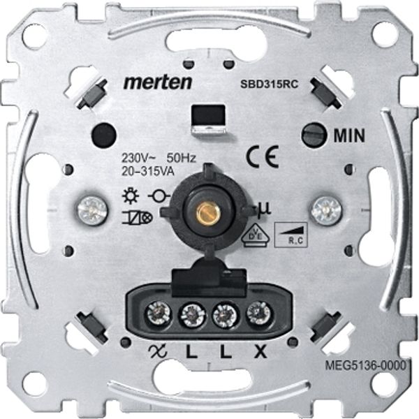 Rotary dimmer insert for capacitive load, 20-315 W image 1