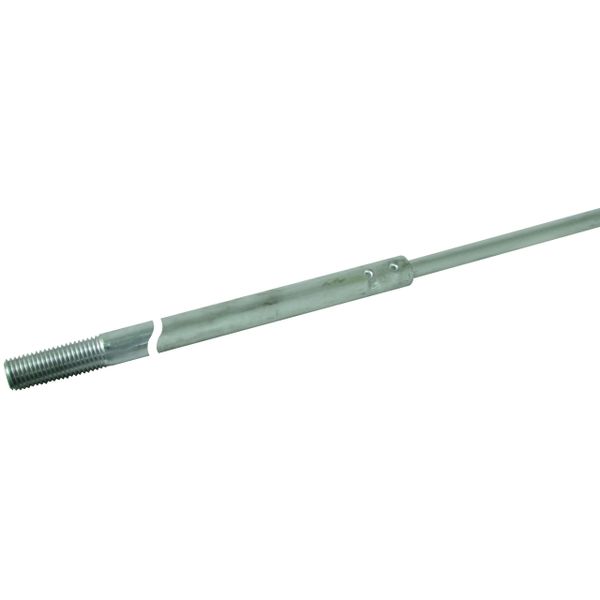 Air-termination rod D 16/10mm L 2000mm AlMgSi with thread M16 image 1