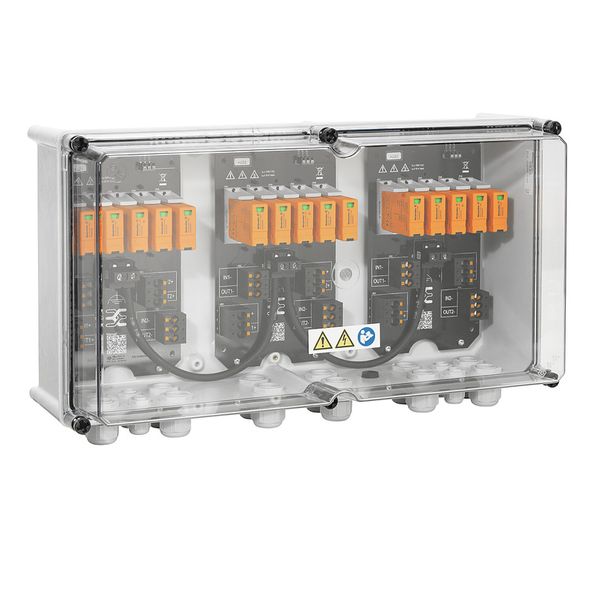 Combiner Box (Photovoltaik), 1000 V, 6 MPP´s, 2 Inputs / 1 Output per  image 2