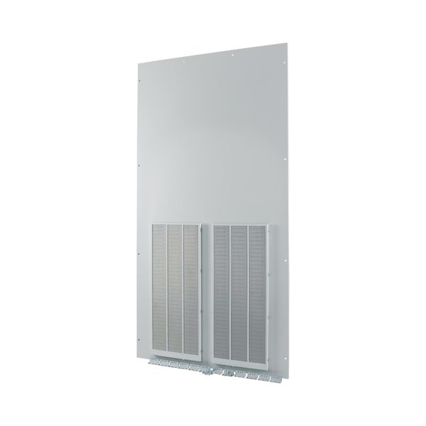 Front plate (section high), ventilated, W=1000mm, IP42, grey image 4