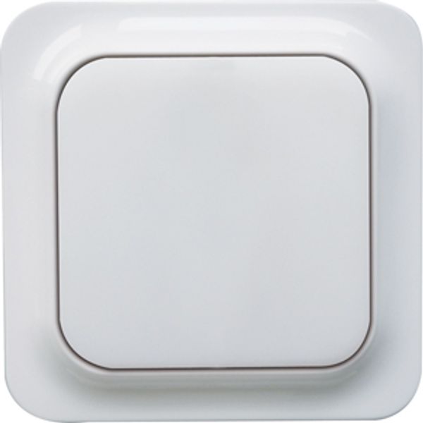 Wireless 2- or 4-way pushbutton Sweden, without frame, eljo white image 1