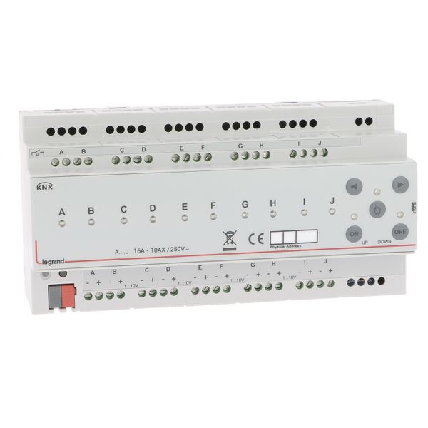 KNX CONTROLLER DIMMING 1-10V DIN 10 OUTPUTS image 1
