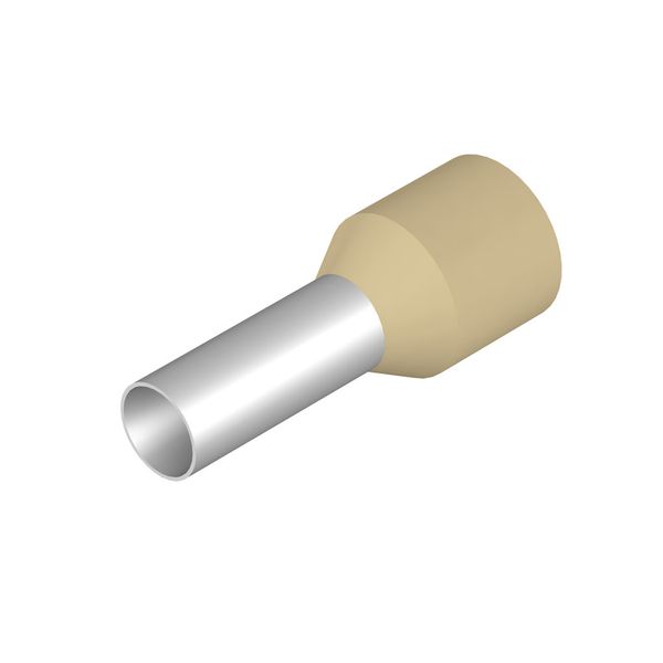 Wire end ferrule, Standard, 10 mm², Stripping length: 15 mm, Ivory image 1