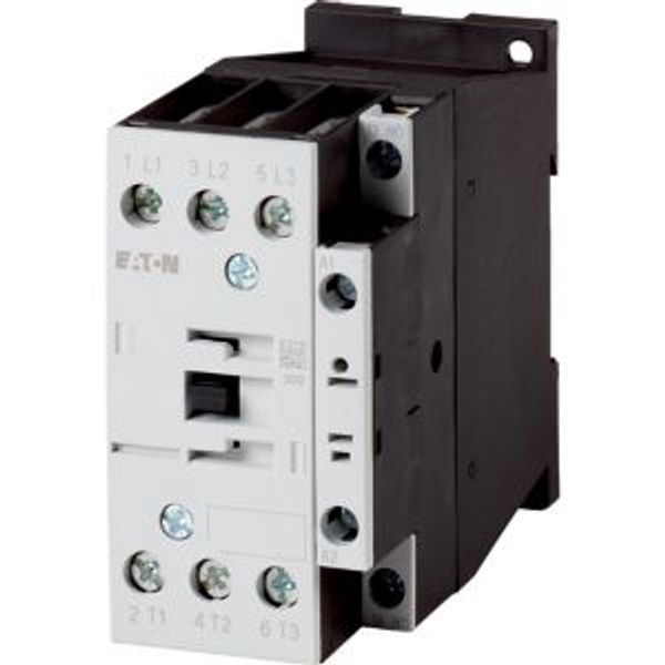 Contactor, 3 pole, 380 V 400 V 7.5 kW, 1 N/O, RDC 24: 24 - 27 V DC, DC operation, Screw terminals image 5