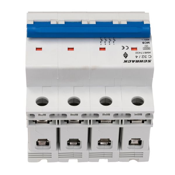 Miniature Circuit Breaker (MCB) AMPARO 6kA, C 32A, 4-pole image 2