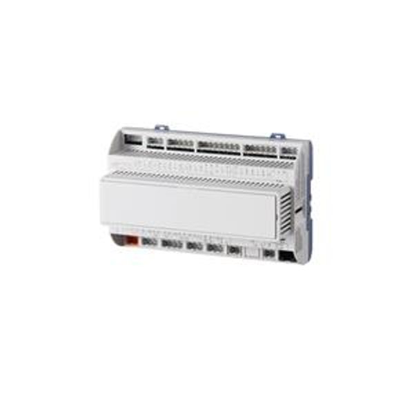 POL423.50/STD - Climatix POL423.50/STD HVAC controller; 24 VAC/DC; 21 I/O incl stepper output; RS485, KNX; Modbus/BACnet MSTP; PL-Link; SD-card; USB image 1