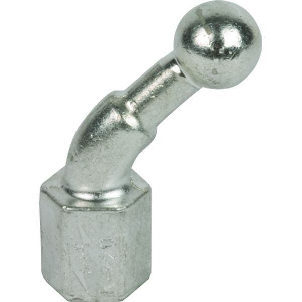 Fixed ball point D 20mm angled (45°) with female thread M12 image 1