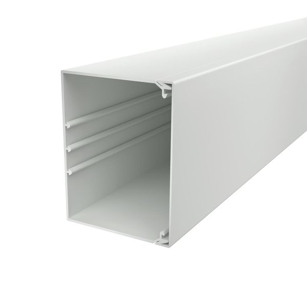 WDK100130LGR Wall trunking system with base perforation 100x130x2000 image 1