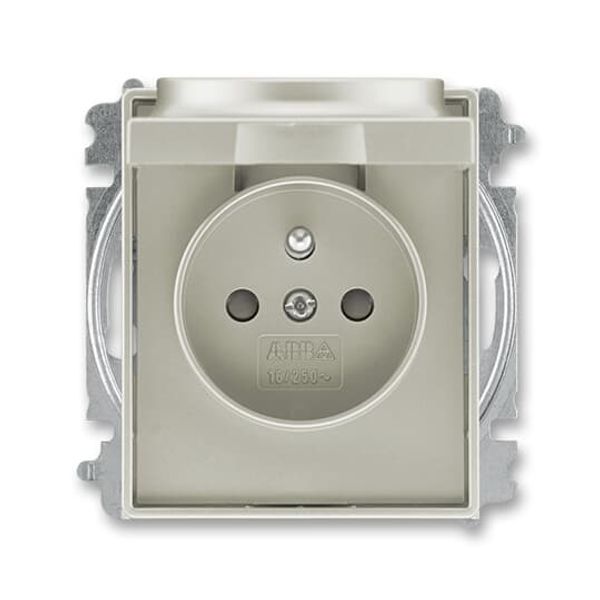 5519E-A02397 32 Socket outlet with earthing pin, shuttered, with hinged lid ; 5519E-A02397 32 image 1
