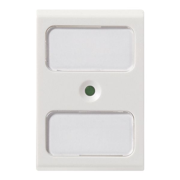 Button 1M with 2 name-plates white image 1