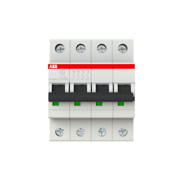 S204-Z6 Miniature Circuit Breaker - 4P - Z - 6 A image 5