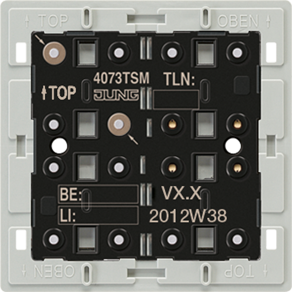 Push button KNX Standard pb module 3-gang image 1