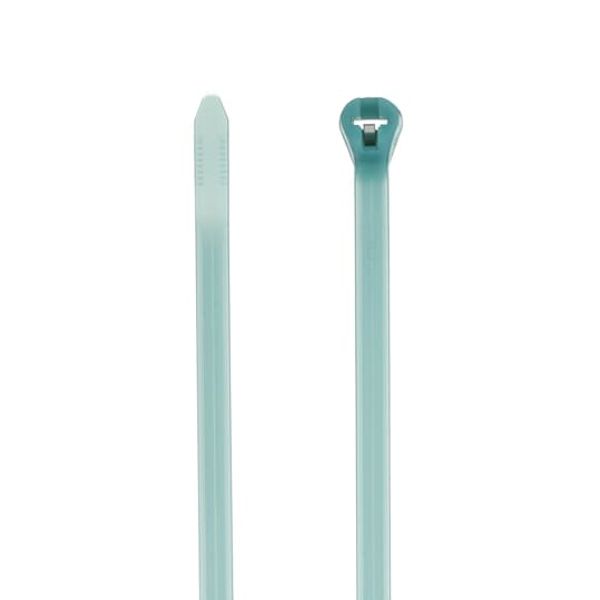 TYZ528M CABLE TIE 50LB 14IN AQUAMARIN ETFE image 3