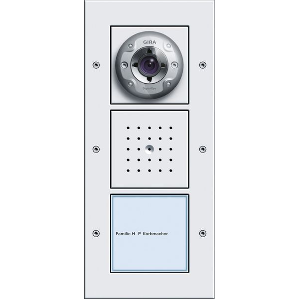 SM video door st. 1-g Door communication p.white image 1