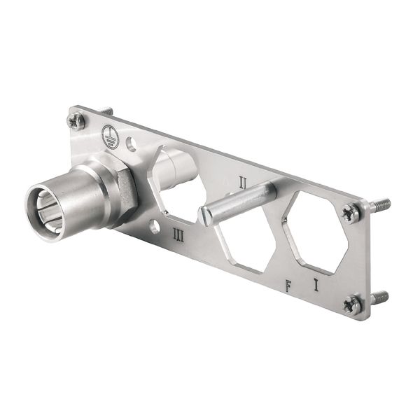 Mounting frame for industrial connector, Series: HighPower, Size: 8, N image 1