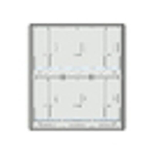 Meter box insert 2-rows, 6 meter boards / 16 Modul heights image 2