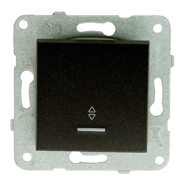 Karre Plus Black (Quick Connection) Illuminated Two Way Switch image 1