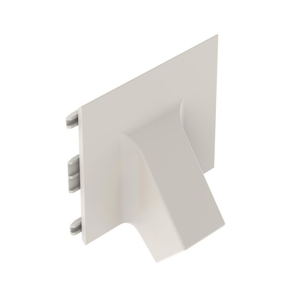 TRI C 35-16 rws  Transition piece, corner channel 35 to MKS1616, pure white Polyvinyl chloride image 1