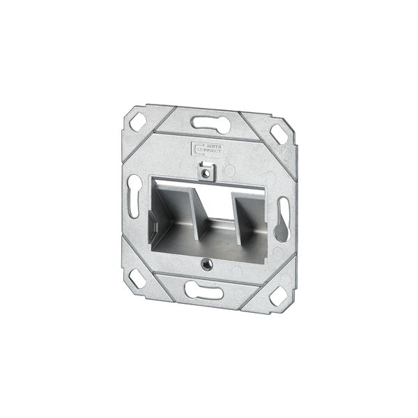 Keystone wall outlet flush mounted without cover 1 port unequipped image 1