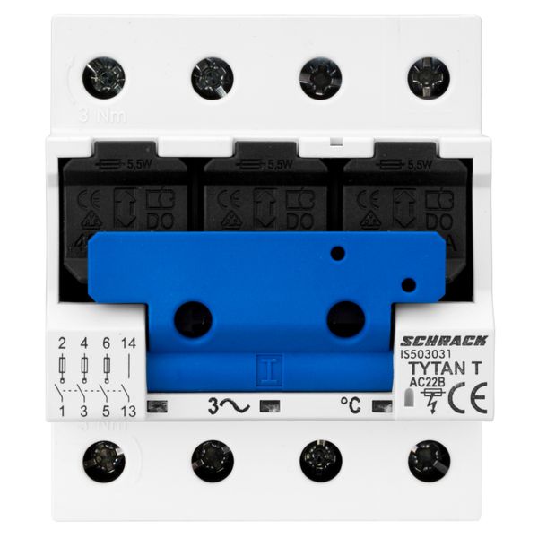 TYTAN T, D02 Switch disconnector 3p + auxiliary contact, 63A image 2