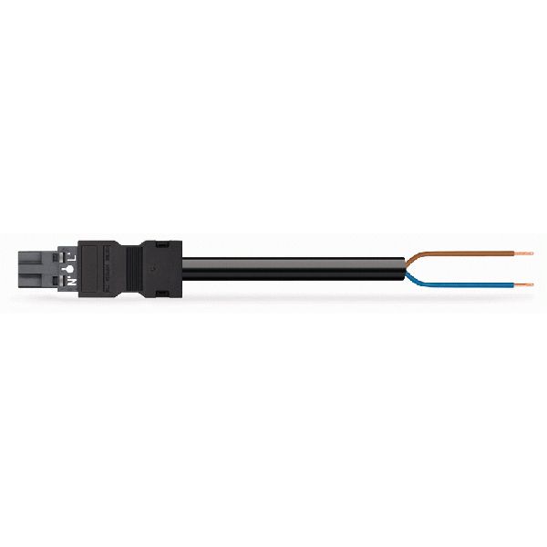 pre-assembled interconnecting cable Eca Socket/plug blue image 3