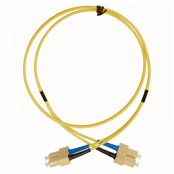 FO Patchcord Duplex SC/SC, 9/125æm OS2, LS0H-3, yellow, 1.0m image 2