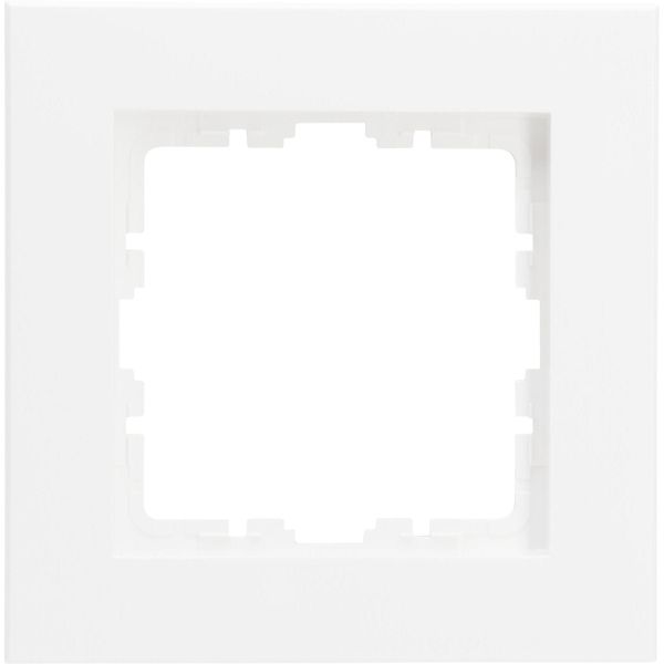 HK07 PURE - Abdeckrahmen 1-fach, Farbe: arktisweiß matt image 1