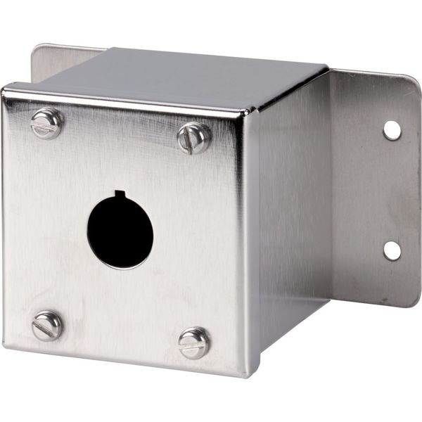 Surface mounting enclosure, stainless steel, 1 mounting location image 4