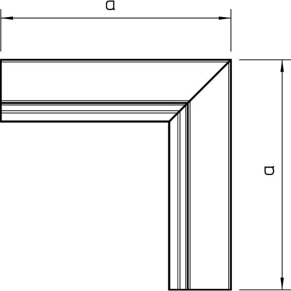 LKM I60150FS Internal corner  60x150mm image 2