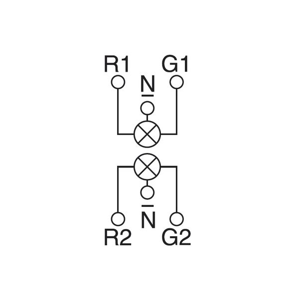 Modular Double-LED 12 - 24VAC/DC red/green image 4