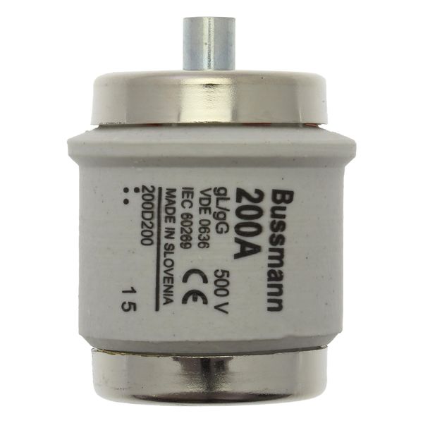 Fuse-link, low voltage, 200 A, AC 500 V, D5, 56 x 46 mm, gL/gG, DIN, IEC, time-delay image 6