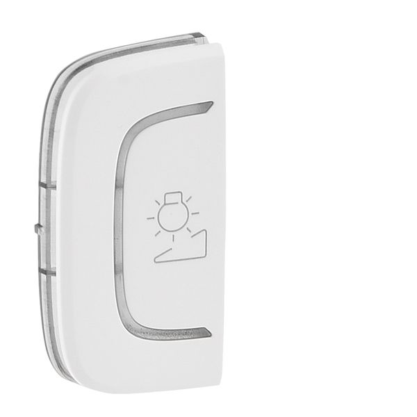 Cover plate Valena Allure - regulation symbol - left-hand side mounting - white image 1