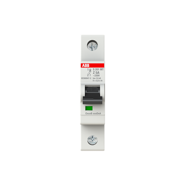 S201MT-Z5 Miniature Circuit Breakers MCBs - 1P - Z - 5 A image 4