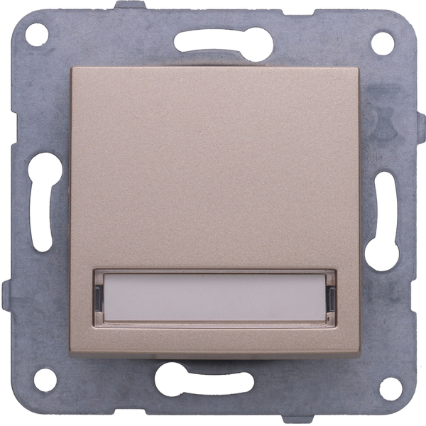 Karre Plus-Arkedia Bronze Illuminated Labeled Buzzer Switch image 1