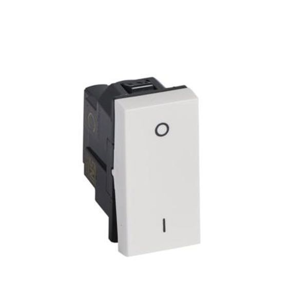 1-way double pole switch Arteor - 20 AX - 250 V~ - 1 module - white image 1