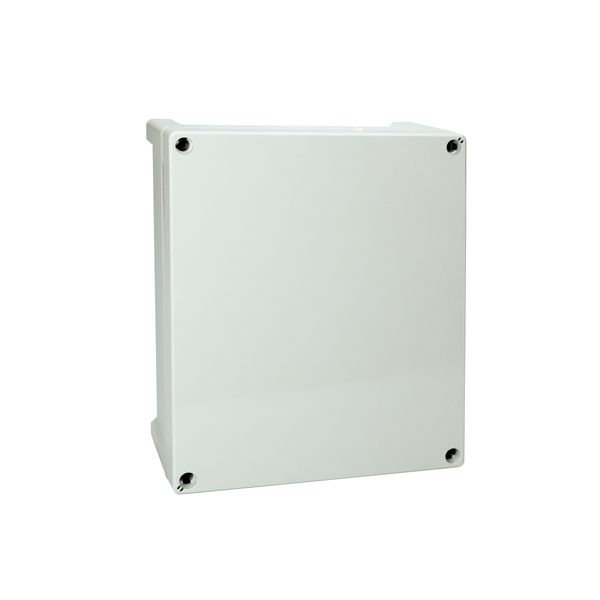 Enclosure ABS, grey cover, 130x130x75 mm, RAL7035 image 3