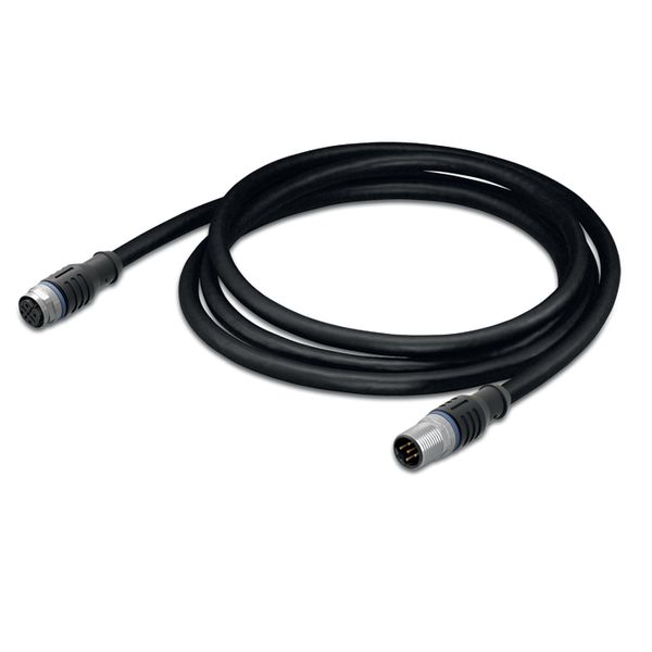 Sensor/Actuator cable M12A socket straight M12A plug straight image 4